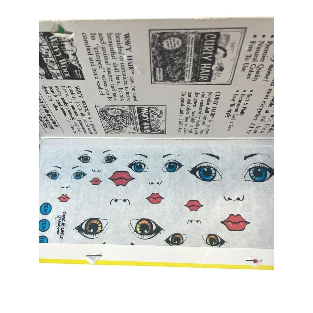 One & Only Creations S1-100 Fantastic Face Doll Face Transfers 14-24